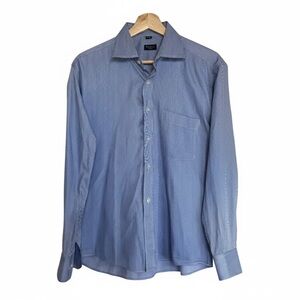 Paul Smith London Blue Stripe Dress Shirt Men’s 16 / Large Button Down